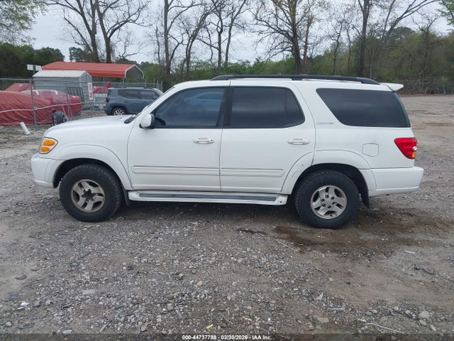 44737788 :رقم المزاد ، 5TDZT38A72S099607 vin ، 2002 Toyota Sequoia Limited V8 مزاد بيع