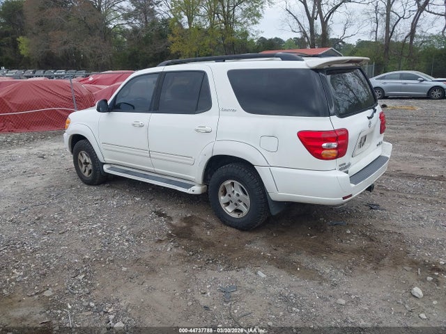 44737788 :رقم المزاد ، 5TDZT38A72S099607 vin ، 2002 Toyota Sequoia Limited V8 مزاد بيع