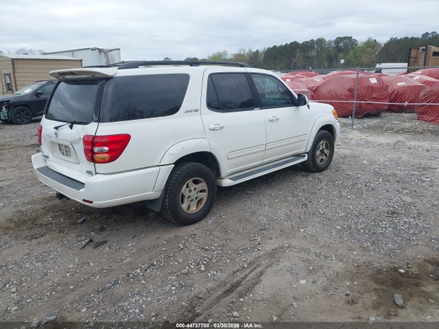 44737788 :رقم المزاد ، 5TDZT38A72S099607 vin ، 2002 Toyota Sequoia Limited V8 مزاد بيع