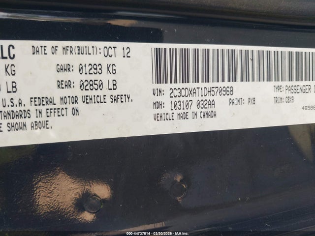 2013 DODGE CHARGER 2C3CDXAT1DH570968 Photo 8