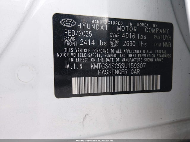 Genesis G70 2.5t Awd 2025 KMTG34SC5SU159307 Image 9