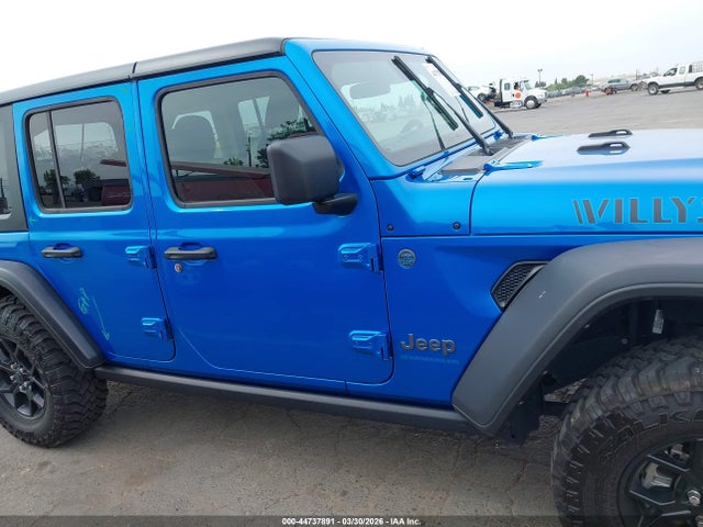 2024 Jeep Wrangler 4xe Willys 4xe მანქანა იყიდება აუქციონზე, vin: 1C4RJXN61RW356557, აუქციონის ნომერი: 44737891