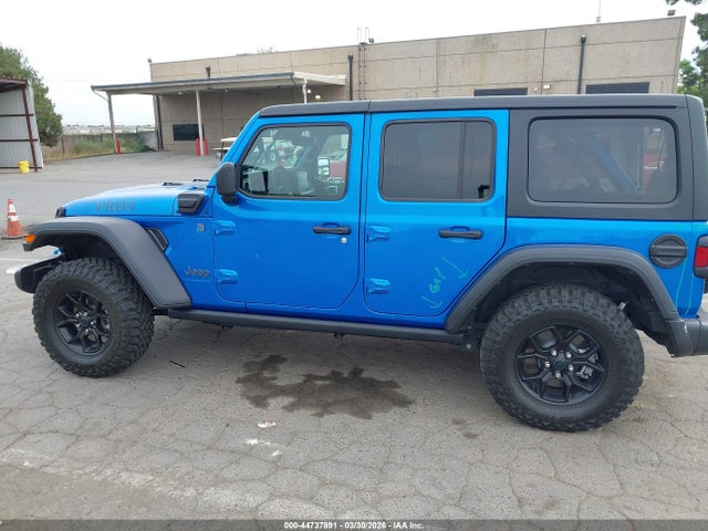2024 Jeep Wrangler 4xe Willys 4xe მანქანა იყიდება აუქციონზე, vin: 1C4RJXN61RW356557, აუქციონის ნომერი: 44737891