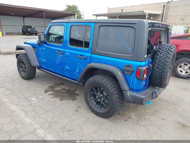 2024 Jeep Wrangler 4xe Willys 4xe მანქანა იყიდება აუქციონზე, vin: 1C4RJXN61RW356557, აუქციონის ნომერი: 44737891