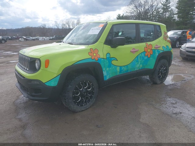 44737914 :رقم المزاد ، ZACCJBAB6JPH70642 vin ، 2018 Jeep Renegade Sport 4x4 مزاد بيع