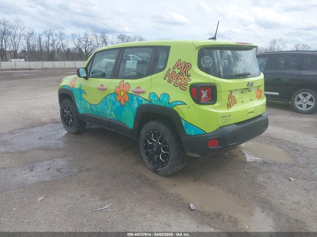 44737914 :رقم المزاد ، ZACCJBAB6JPH70642 vin ، 2018 Jeep Renegade Sport 4x4 مزاد بيع