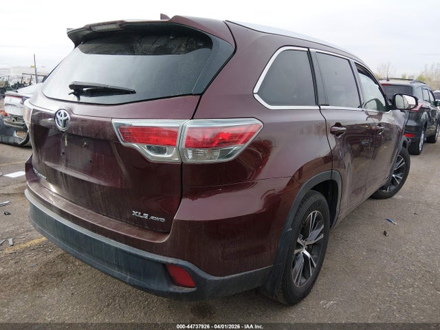 Toyota Highlander Xle V6 2016 5TDJKRFH7GS233736 Image 4