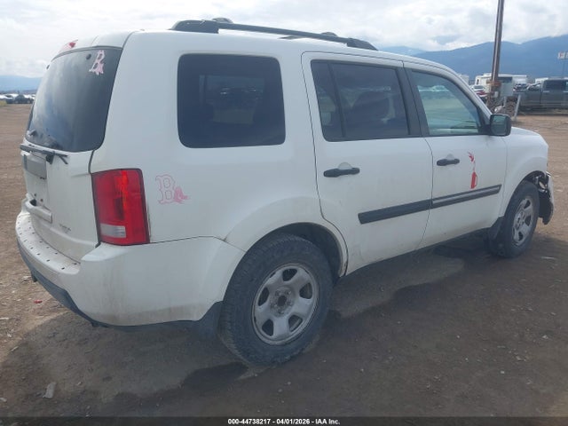 44738217 :رقم المزاد ، 5FNYF3H25BB046453 vin ، 2011 Honda Pilot Lx مزاد بيع