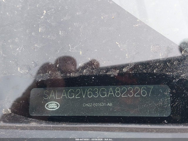 Aukcja sprzedaży 2016 Land Rover Lr4, vin: SALAG2V63GA823267, numer aukcji: 44738301