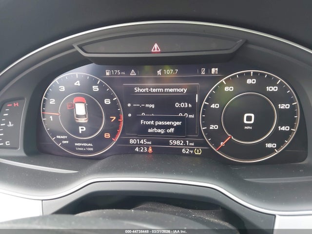 44738448 :رقم المزاد ، WA1LHAF79KD026604 vin ، 2019 Audi Q7 45 Premium مزاد بيع