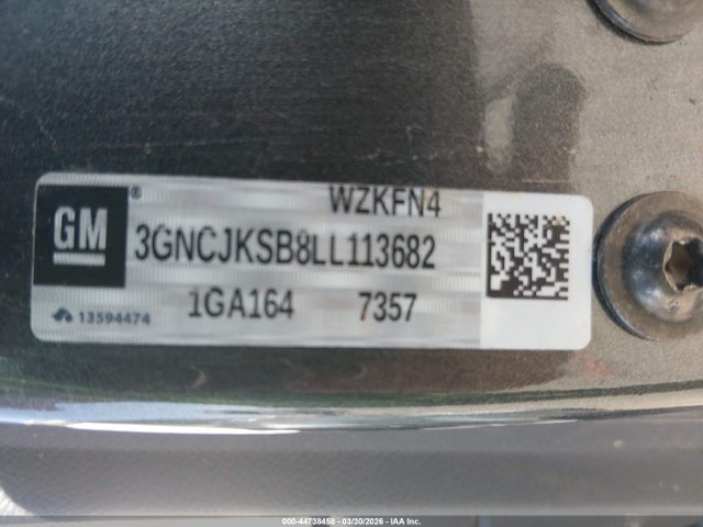 3GNCJKSB8LL113682 Chevrolet Trax Fwd Ls