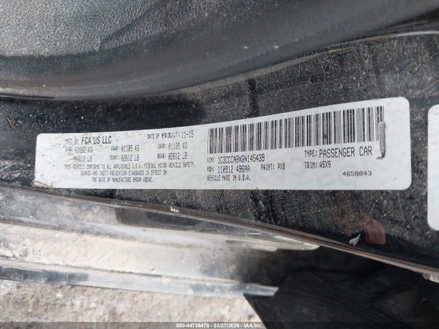 Aukcja sprzedaży 2016 Chrysler 200 Limited, vin: 1C3CCCABXGN145439, numer aukcji: 44738479