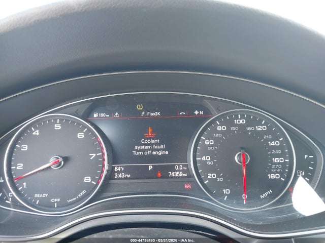 2017 Audi A6 3.0t Premium Plus მანქანა იყიდება აუქციონზე, vin: WAUF2AFCXHN120881, აუქციონის ნომერი: 44738490