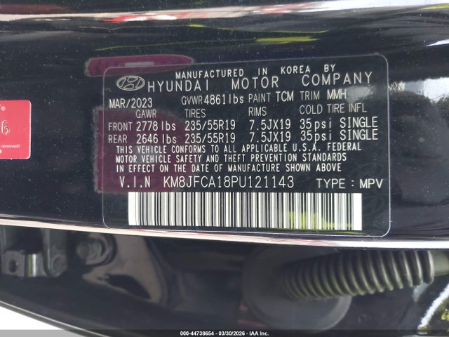 2023 HYUNDAI TUCSON HYBRID KM8JFCA18PU121143 Photo 8