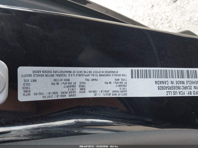 2025 CHRYSLER PACIFICA 2C4RC1BG6SR540928 Photo 8