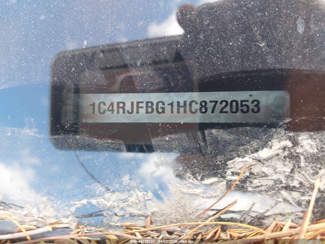 1C4RJFBG1HC872053 Jeep Grand Cherokee Limited 4x4