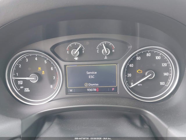 44738735 :رقم المزاد ، 5GAEVAKW5LJ104269 vin ، 2020 Buick Enclave Awd Essence مزاد بيع