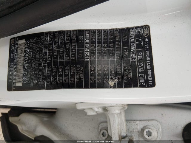SALVP2RX4JH292583 Land Rover Range Rover Evoque Se/se Premium