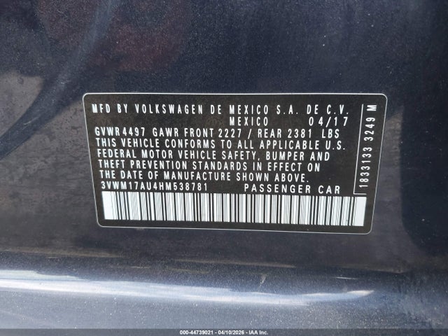 2017 VOLKSWAGEN GOLF ALLTRACK 3VWM17AU4HM538781 Photo 8