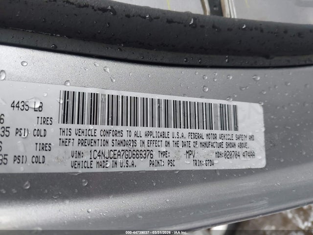 2016 JEEP COMPASS 1C4NJCEA7GD666376 Photo 8