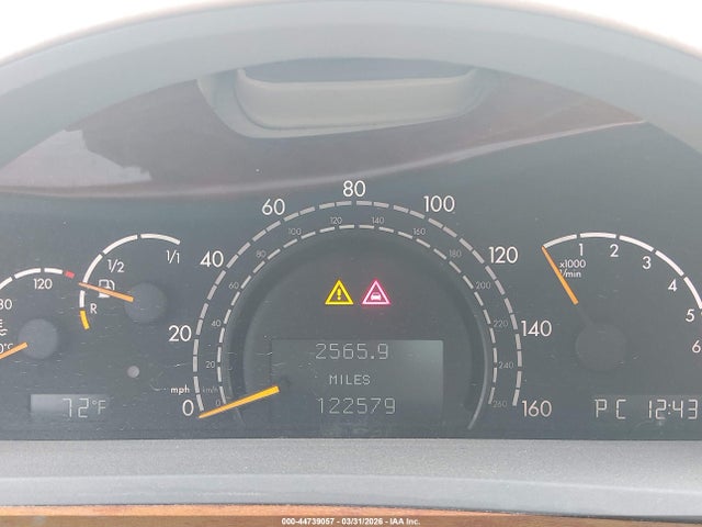 Aukcja sprzedaży 2005 Mercedes-benz S 430, vin: WDBNG70J25A457847, numer aukcji: 44739057