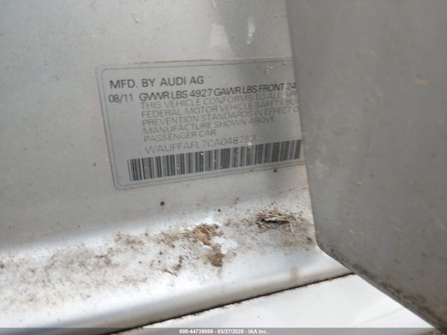 2012 AUDI A4 WAUFFAFL7CA048753 Photo 8