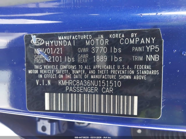 Hyundai Venue Limited 2022 KMHRC8A36NU151510 Image 9