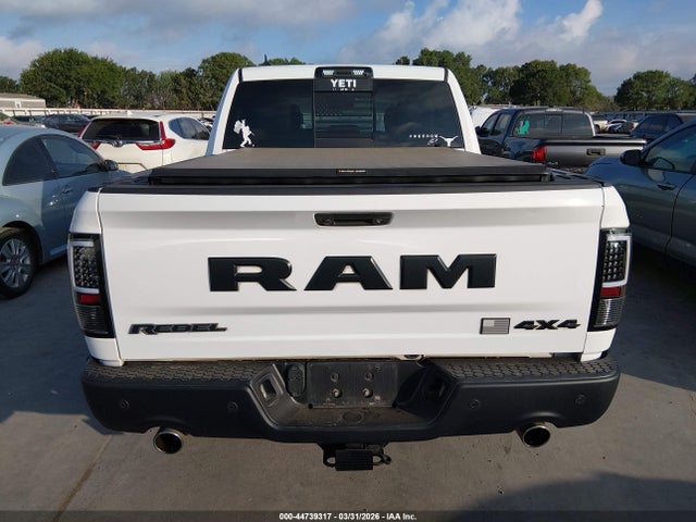 44739317 :رقم المزاد ، 1C6RR7YT4JS116741 vin ، 2018 Ram 1500 Rebel  4x4 5'7 Box مزاد بيع
