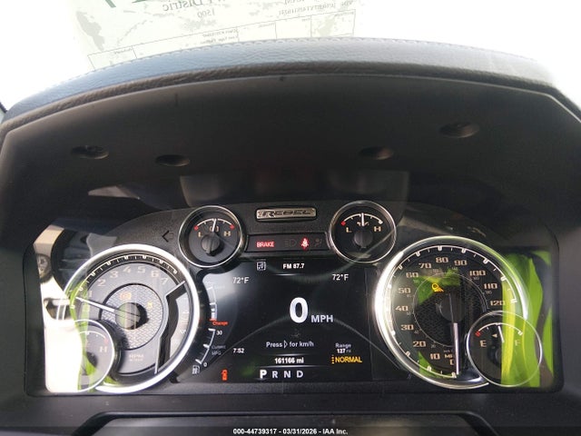 44739317 :رقم المزاد ، 1C6RR7YT4JS116741 vin ، 2018 Ram 1500 Rebel  4x4 5'7 Box مزاد بيع