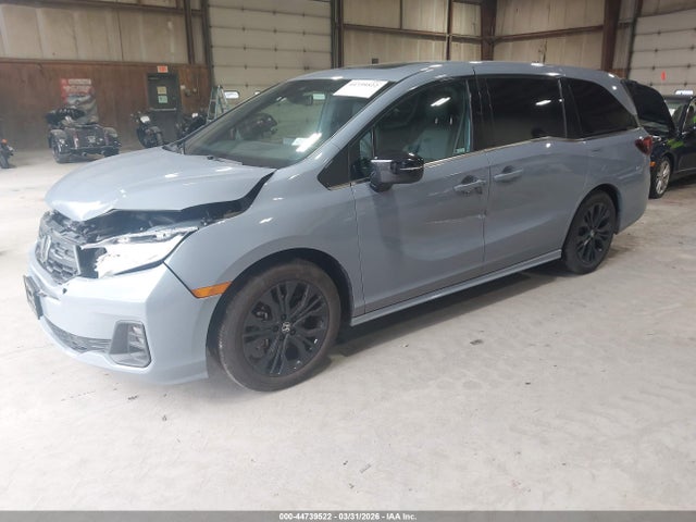 2026 Honda Odyssey Sport-l მანქანა იყიდება აუქციონზე, vin: 5FNRL6H73TB019344, აუქციონის ნომერი: 44739522