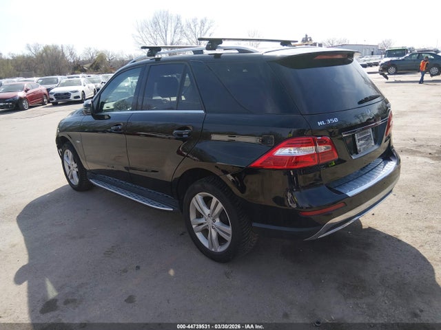 Aukcja sprzedaży 2012 Mercedes-benz Ml 350 Bluetec 4matic, vin: 4JGDA2EB2CA009801, numer aukcji: 44739531