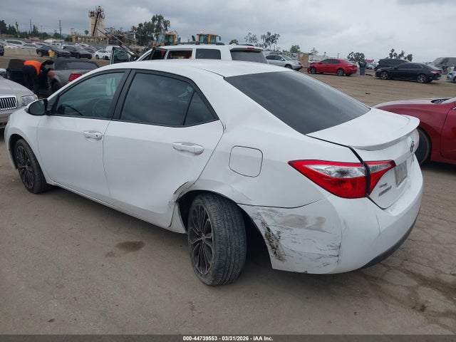 5YFBURHE3FP359200 Toyota Corolla S Plus