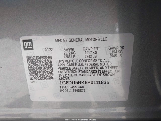 2023 CADILLAC CT5 1G6DU5RK6P0111835 Photo 8