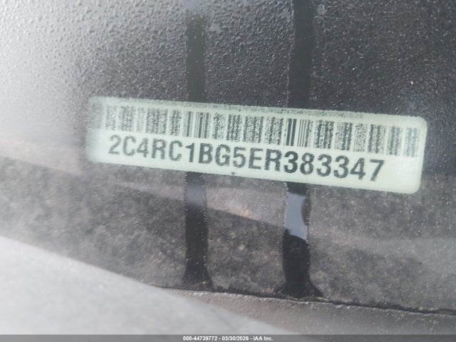 Продаж на аукціоні авто 2014 Chrysler Town & Country Touring, vin: 2C4RC1BG5ER383347, номер лоту: 44739772