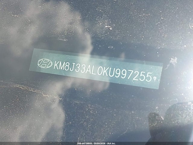 44739955 :رقم المزاد ، KM8J33AL0KU997255 vin ، 2019 Hyundai Tucson Ultimate مزاد بيع