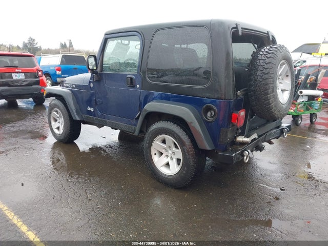 Продаж на аукціоні авто 2004 Jeep Wrangler Rubicon, vin: 1J4FA69S14P756510, номер лоту: 44739995