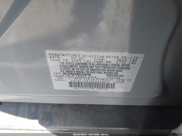 Nissan Kicks Sr Xtronic Cvt 2022 3N1CP5DV9NL528760 Image 9