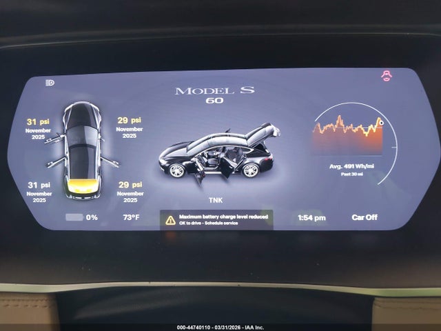 Aukcja sprzedaży 2014 Tesla Model S, vin: 5YJSA1S15EFP52318, numer aukcji: 44740110