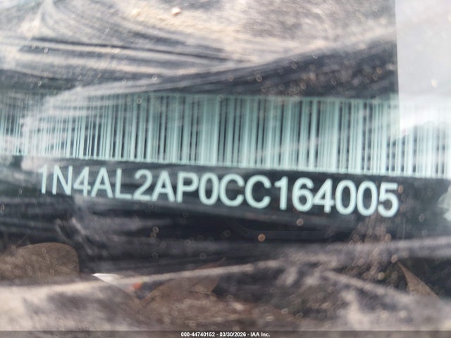 44740152 :رقم المزاد ، 1N4AL2AP0CC164005 vin ، 2012 Nissan Altima 2.5 S مزاد بيع