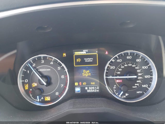 44740159 :رقم المزاد ، 4S4WMARD3L3423163 vin ، 2020 Subaru Ascent Touring مزاد بيع