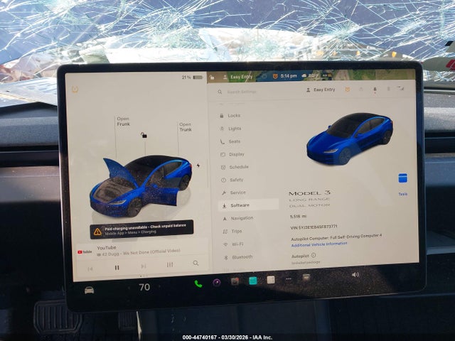 Aukcja sprzedaży 2025 Tesla Model 3 Long Range All-wheel Drive, vin: 5YJ3E1EB4SF873771, numer aukcji: 44740167