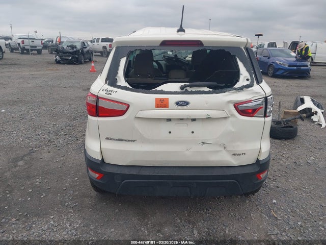 44740181 :رقم المزاد ، MAJ6S3FL9NC461989 vin ، 2022 Ford Ecosport S مزاد بيع