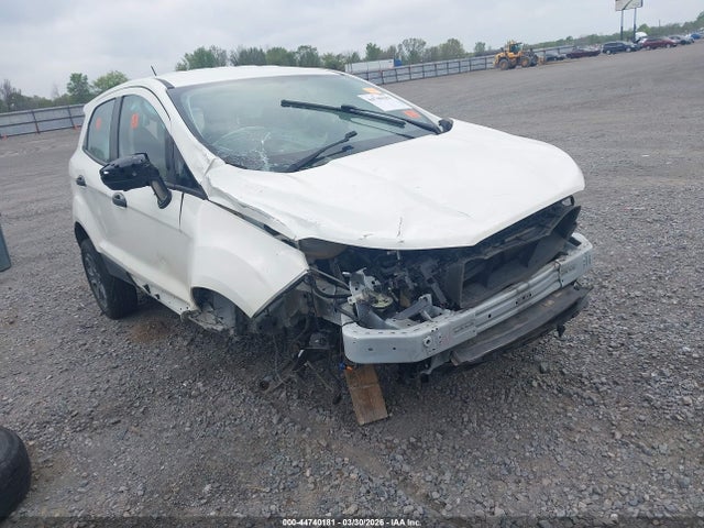 44740181 :رقم المزاد ، MAJ6S3FL9NC461989 vin ، 2022 Ford Ecosport S مزاد بيع