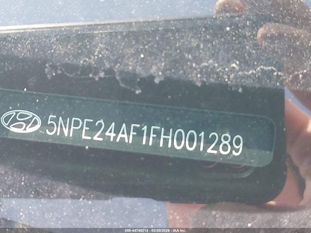 Продаж на аукціоні авто 2015 Hyundai Sonata Se, vin: 5NPE24AF1FH001289, номер лоту: 44740214