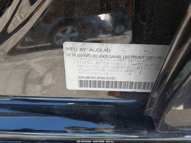 WAUBFAFL3FN010187 Audi A4 2.0t Premium