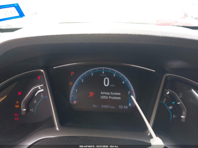 44740475 :رقم المزاد ، 19XFC2F79GE223768 vin ، 2016 Honda Civic Ex مزاد بيع