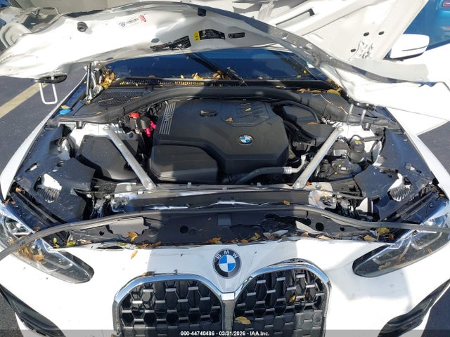 2021 Bmw 430i მანქანა იყიდება აუქციონზე, vin: WBA53AP01MCG47195, აუქციონის ნომერი: 44740486