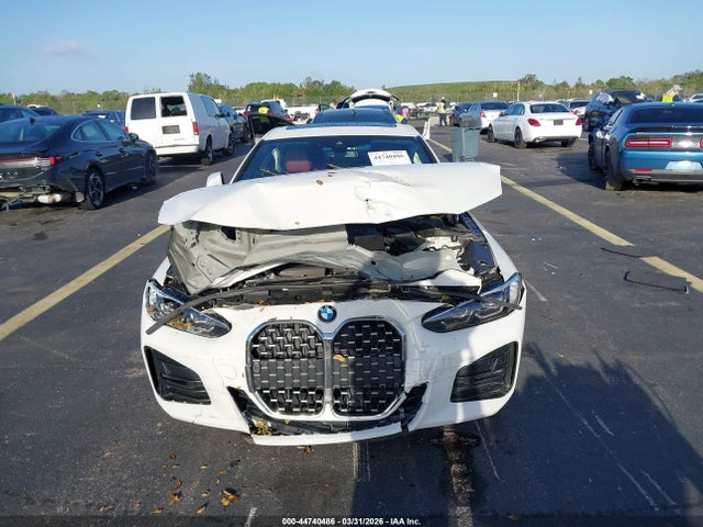 2021 Bmw 430i მანქანა იყიდება აუქციონზე, vin: WBA53AP01MCG47195, აუქციონის ნომერი: 44740486