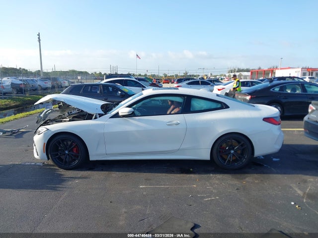 2021 Bmw 430i მანქანა იყიდება აუქციონზე, vin: WBA53AP01MCG47195, აუქციონის ნომერი: 44740486