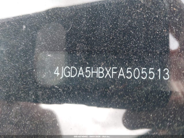 44740492 :رقم المزاد ، 4JGDA5HBXFA505513 vin ، 2015 Mercedes-benz Ml 350 4matic مزاد بيع